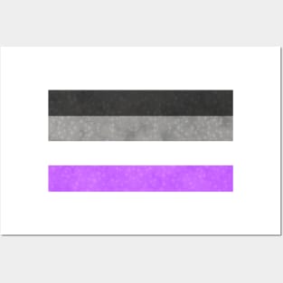 Shimmer Asexual Pride Flag Posters and Art